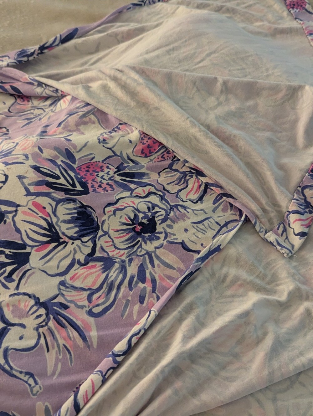 Lilly Pulitzer Lavender Floral Maxi Dress - Picture 8 of 9